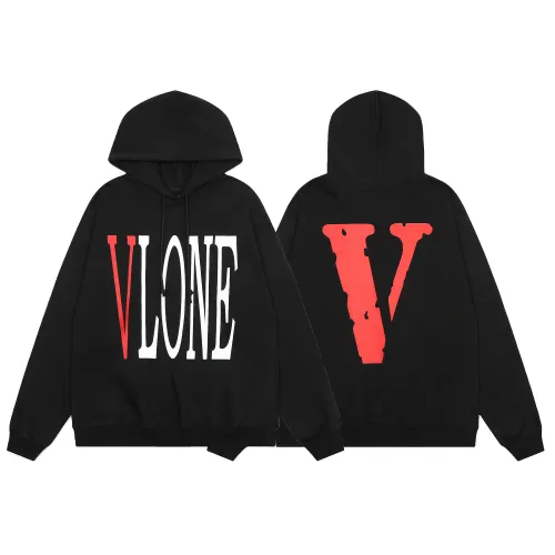 Vlone Unisex Fashion Street Hoodies Fleece Pullover Sweatshirts