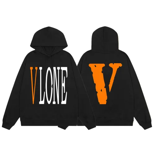 Vlone Logo Print Hoodies Unisex Fashion Sweatshirts
