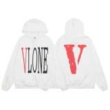 Vlone Unisex Fashion Street Hoodies Fleece Pullover Sweatshirts