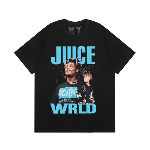 Vlone Fashion Street Print T-shirt Unisex Casual Hip Hop Cotton Short Sleeve