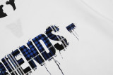 Vlone New Multicolor Letter Print T-shirt Unisex Breathable Street Short Sleeve