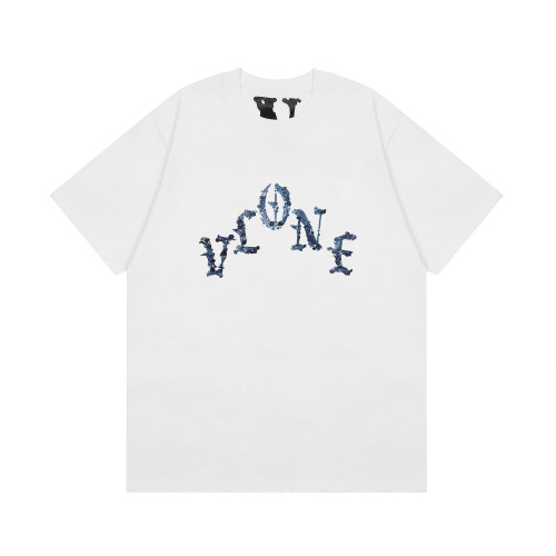 Vlone Unisex New Street Style T-shirt Fashion Breathable Cotton Short Sleeve