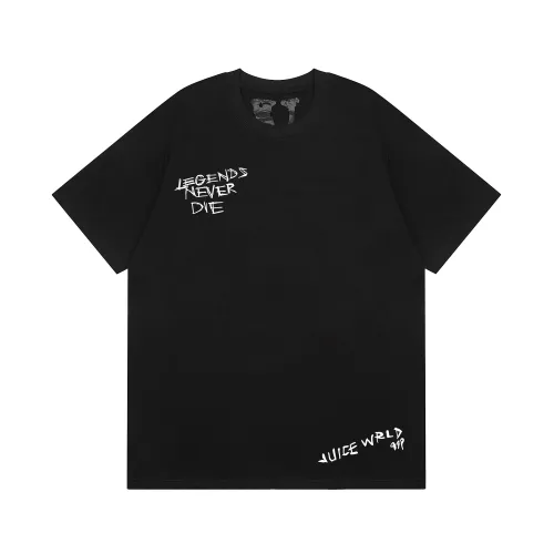 Vlone New Fashion Street T-shirt Unisex Casual Classic Breathable Cotton Short Sleeve