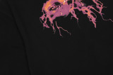 Vlone Fashion Colorful Print T-shirt Unisex Casual Street Oversized Cotton Tee