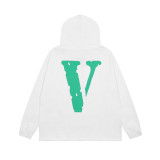 Vlone Classic Street Letter Print Wool Hoodie Unisex Casual Fashion Sweatshirts