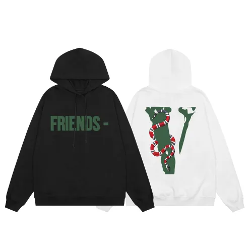Vlone Snake Print Hoodies Unisex Street Sweatshirts