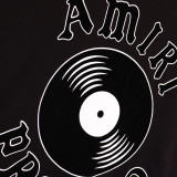 Amiri DJ Premier Print T-shirt Unisex Cotton Casual Short Sleeves