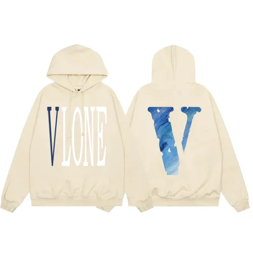 Vlone Classic Logo Print Sweatshirts Unisex Casual Sport Hoodies