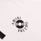 Amiri DJ Premier Print T-shirt Unisex Cotton Casual Short Sleeves