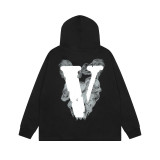 Vlone New Fashion Print Hoodies Unisex Casual Street Sweatshirt