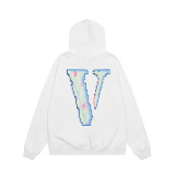 Vlone Unisex Street Print Sweatshirt Fashion Fleece Hoodies