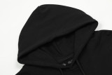 Vlone Skull Print Black Hoodies Unisex Casual Sweatshirts