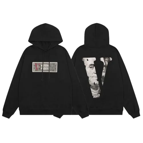 Vlone New Street Print Hoodies Fashion Wool Sweatshirts