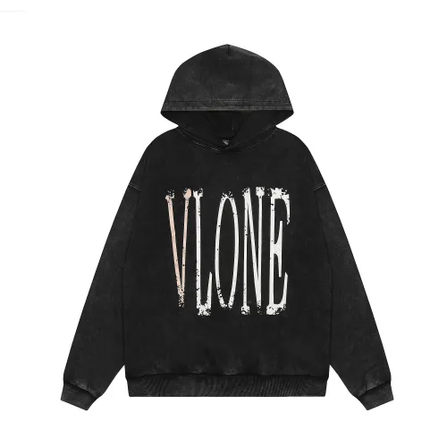 Vlone Classic Logo Print Hoodies Fleece Sweatshirts