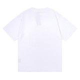 Amiri Fashion Rose Skull Print T-shirt Unisex Cotton Casual Short Sleeves