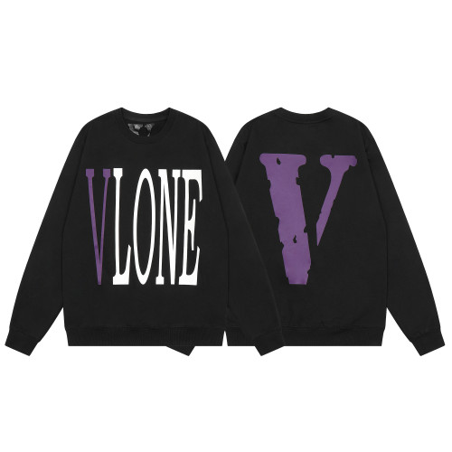 Vlone Classic Print Pullover Hoodies Unisex Fashion Sweatshirts