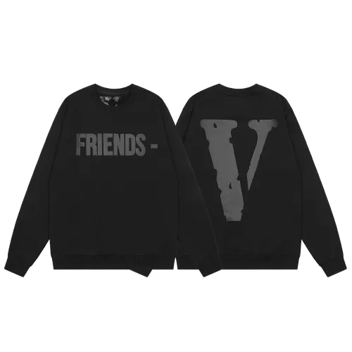 Vlone Unisex Fashion Print Long Sleeve Casual Pullover Hoodies