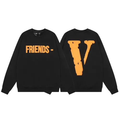 Vlone New Letter Print Pullover Hoodies Unisex Casual Sweatshirts