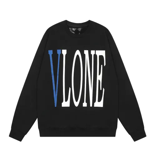 Vlone Classic Logo Print Hoodies Unisex Casual Sweatshirts