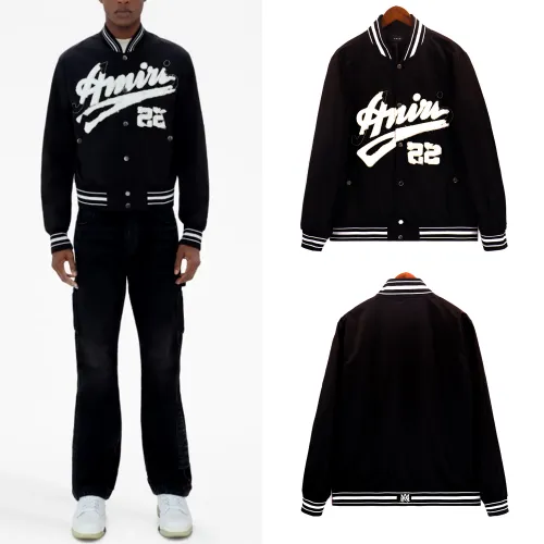 Amiri Fashion Unisxe Logo Decal Jacket