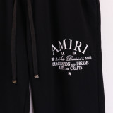 Amiri Classic Logo Printed Drawstring Straight Sweatpants