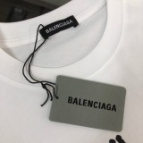 Balenciaga Fashion Logo Short Sleeve Unisex Casual Cotton T-Shirts