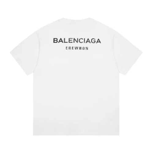 Balenciaga Bottle Letter Short Sleeve Unisex Fashion Casual T-Shirts