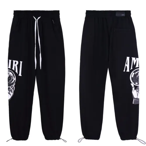 Amiri Fashion Crystal Ball Cotton Sweatpants
