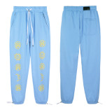 Amiri Fashion Printed Drawstring Sweatpants