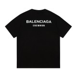Balenciaga Bottle Letter Short Sleeve Unisex Fashion Casual T-Shirts