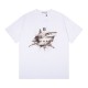 Givenchy Fashion Shark Inkjet Print T-shirt Unisex Casual Short Sleeve
