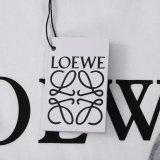 Loewe Butterfly Logo Printed Short Sleeves Unisex Cotton Casual T-shirt