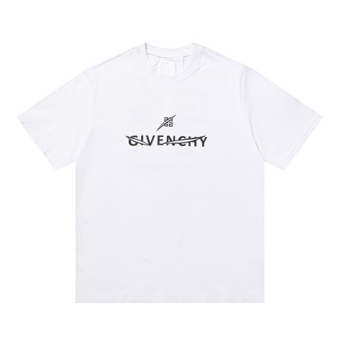 Givenchy Fuzzy Logo Foam Print T-shirt Unisex Casual Short Sleeve