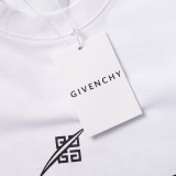 Givenchy Fuzzy Logo Foam Print T-shirt Unisex Casual Short Sleeve