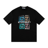 Givenchy Classic Letter Print T-shirt Unisex Casual Short Sleeve