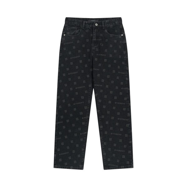 Givenchy Classic Full Logo Printed Jeans
