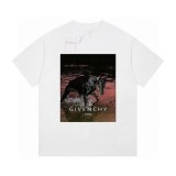 Givenchy Doberman Casual T-shirt Unisxe Cotton Short Sleeves