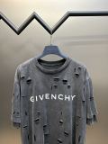 Givenchy Fake Two Disruptive Style T-shirt Unisex Cotton Casual Short Sleeve
