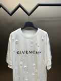 Givenchy Fake Two Disruptive Style T-shirt Unisex Cotton Casual Short Sleeve