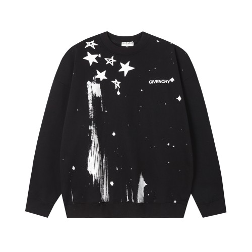 Givenchy Fashion 4G Colored Printed Round Neck Sweater
