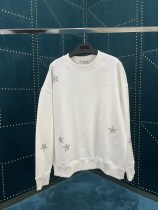 Givenchy Star Embroidered Hot Diamond Sweater Couple Oversize Round Neck Top