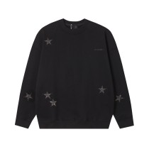 Givenchy Star Embroidered Hot Diamond Sweater Couple Oversize Round Neck Top