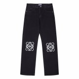 Givenchy Classic Printed Logo Jeans Straight Leg Casual Jeans