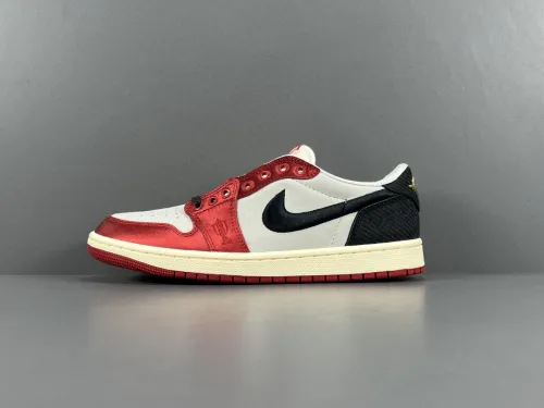 Trophy Room x Nike Air Jordan 1 Low OG Away Men Basketball Sneakers Shoes