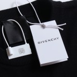 Givenchy Star Embroidered Letter Logo Round Neck Sweater