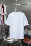 Givenchy Embroidered Logo Short Sleeves Unisex Casual Cotton T-shirt