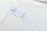 Givenchy Classic Letter Print Perforated T-shirt Unisex Casual Round Neck Short Sleeve