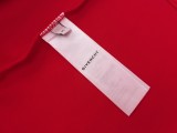 Givenchy Classic Letter Print Perforated T-shirt Unisex Casual Round Neck Short Sleeve Two Colors