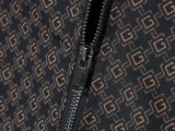 Givenchy Logo Letter Printed Thin Jacket Unisex Fashion Casual Coat Black Coffee
