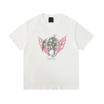 Givenchy Fashion Dragon Print T-shirt Unisex Casual Cotton Short Sleeves